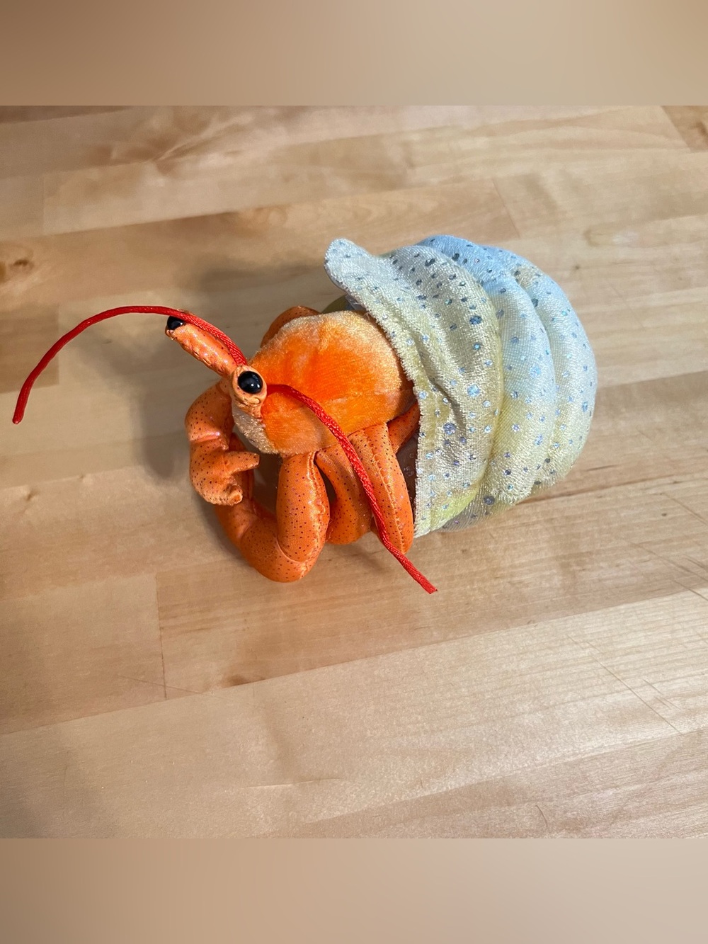 VTG Douglas Hermit Crab in Shell Plush 2012 #3729B RETIRED Ocean Sea Life Beach